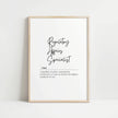 Modern typography print featuring 'Regulatory Affairs Specialist' definition in elegant black script on white background, creating a sophisticated professional look ideal for office or clinical spaces.