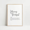 Sophisticated typography print featuring 'Veterinary Toxicologist' in elegant black script and serif fonts against clean white background, creating a professional, balanced composition ideal for veterinary clinics.
