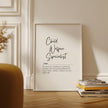 Minimalist black and white typography art featuring 'Child Welfare Specialist' definition in elegant script and serif fonts, conveying dedication to children's wellbeing with professional yet compassionate design.