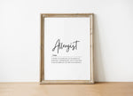  Minimalist Allergist Definition Print – Medical Office Wall Art Digital Download 