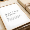 Minimalist Allergy Immunology Nurse Practitioner Definition Print – Medical Office Wall Art Digital Download