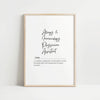 Minimalist Allergy Immunology Physician Assistant Wall Art – Medical Office Typography Print Digital Download