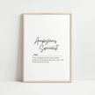 Minimalist Anaphylaxis Specialist Definition Print – Medical Office Wall Art Digital Download