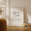 Minimalist Archery Coach Definition Print – Professional Office Wall Art Digital Download