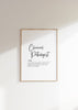 Elegant black typography featuring 'Clinical Pathologist' in script font above a professional definition on crisp white background in wooden frame, creating a sophisticated minimalist medical decor piece.
