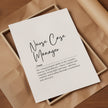 Elegant black script typography defining 'Nurse Case Manager' on white background with wooden frame, conveying professionalism and compassion for healthcare settings.