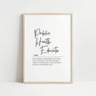 Minimalist typographic design featuring 'Public Health Educator' in bold black script against white background, with a formal serif definition emphasizing community well-being and informed health decisions.