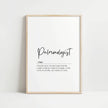 Black script font 'Pulmonologist' on white background with definition text below, featuring minimalist design ideal for medical office decor with ample white space.