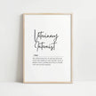 Black typography on white background featuring 'Veterinary Internist' in elegant script with professional definition text, creating a minimalist inspirational piece perfect for veterinary clinic decor.