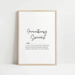 Bold script typography displaying 'Immunotherapy Specialist' on white background with serif font definition describing the role as a weaver of science and hope training immune systems to heal themselves.